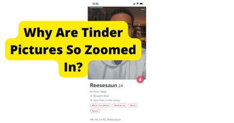 Make sure all your <b>photos</b> are current and flattering. . Why does tinder zoom in on pictures reddit
